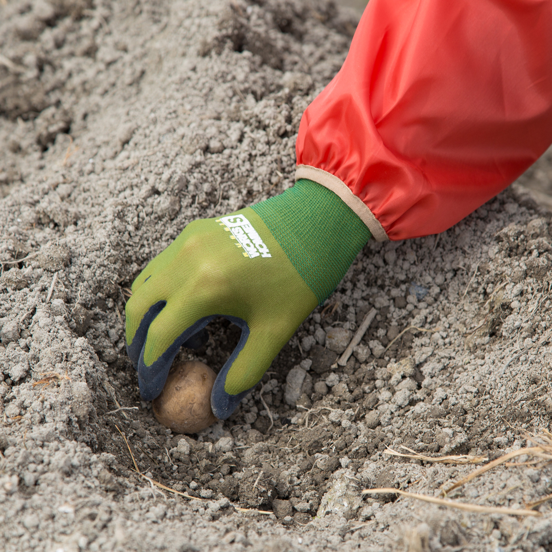 天然ゴムコーティング薄手背抜き手袋
