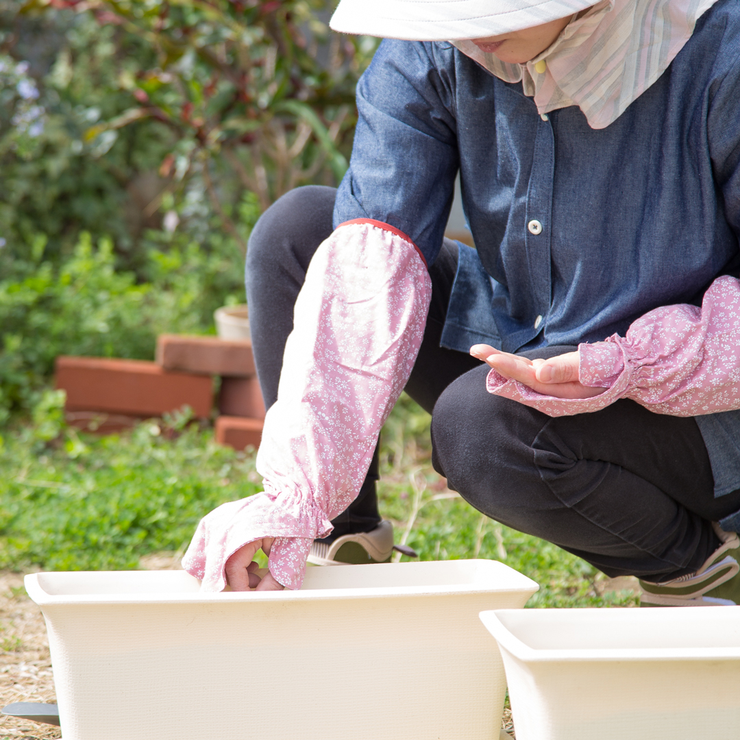 手甲付き腕カバー(綿)5