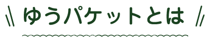 ゆうパケットとは