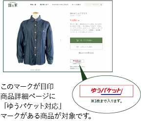 ゆうパケット対応商品