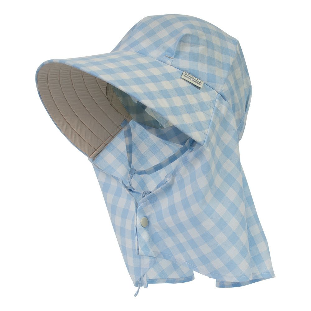 パターンチェック・ライトブルー