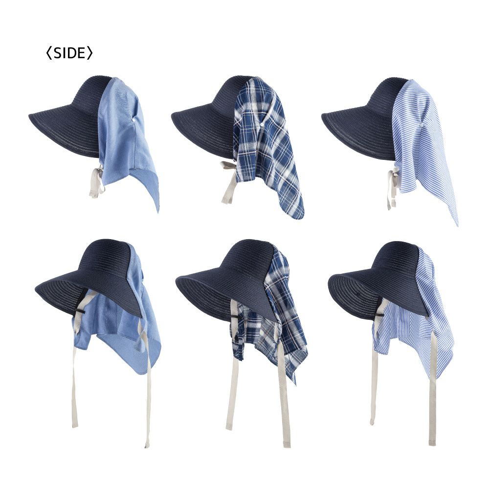 のらスタイル農園フードハーフ＆ハーフ麦わら帽子