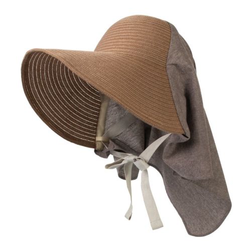 農園帽 ハーフ＆ハーフ/ブラウン （帽子）| 畑のしごと服専門 